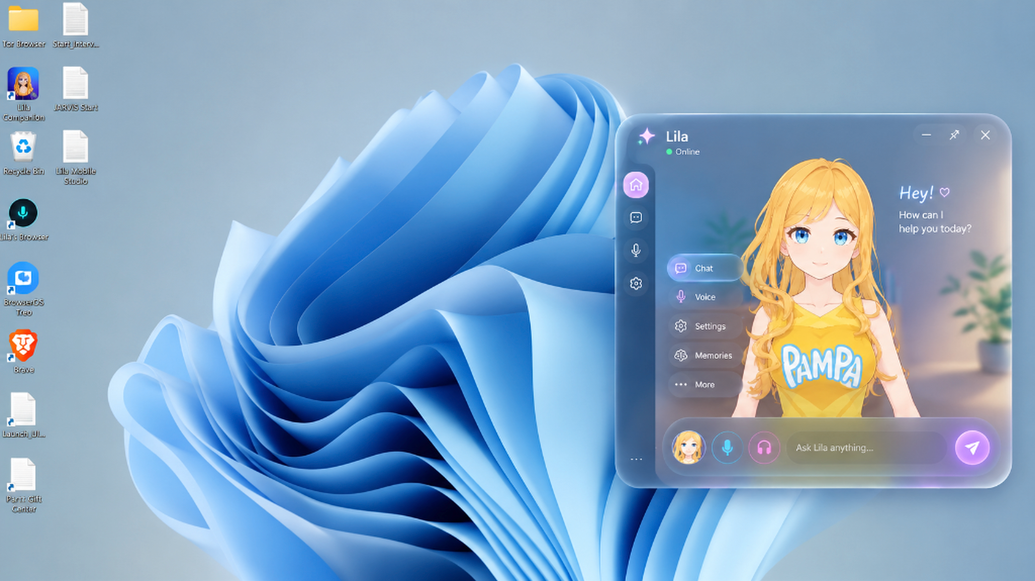 Lila — 3D Animated Desktop AI Companion on Windows